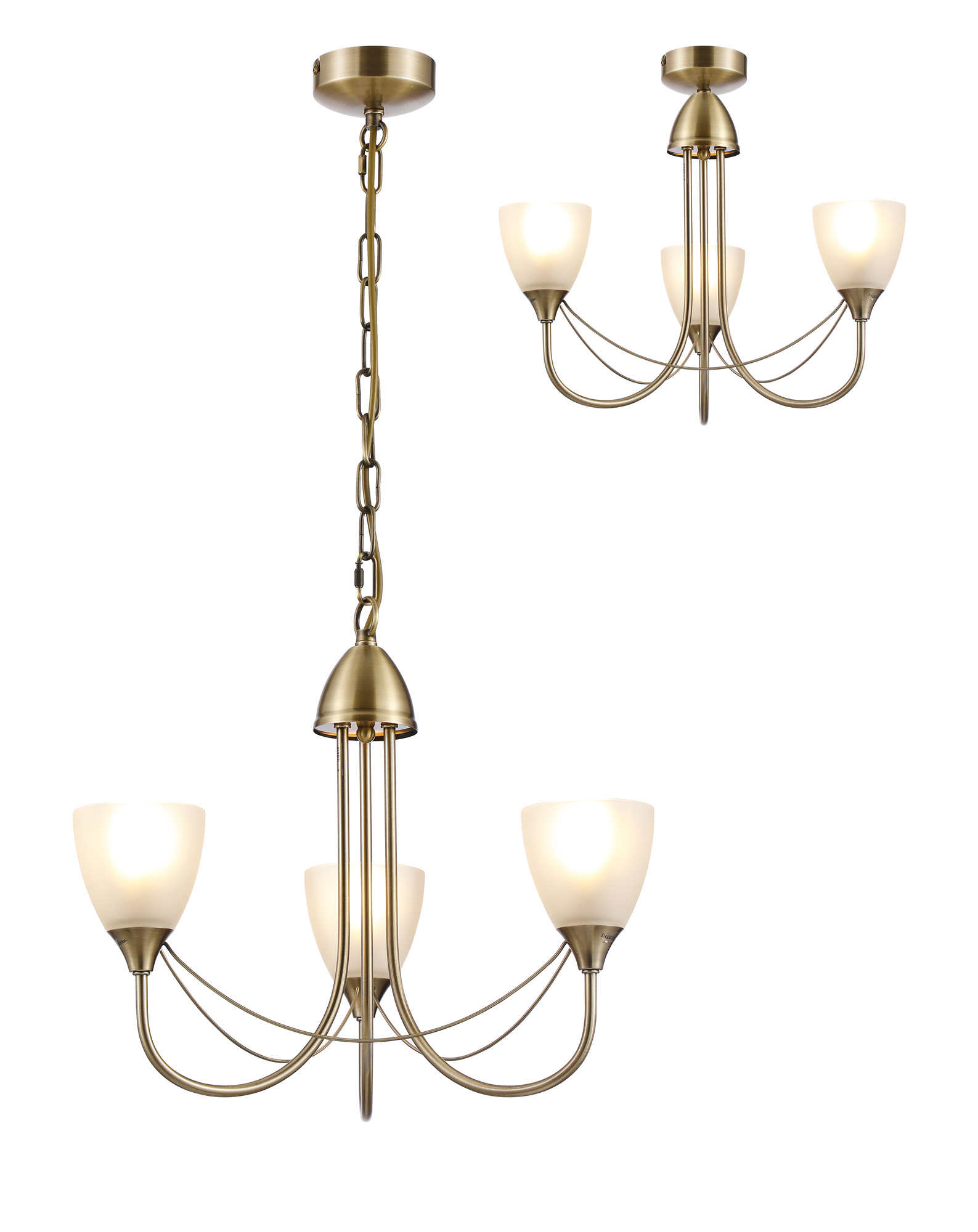 Cooper Ceiling Lights Deco Semi Flush Fittings